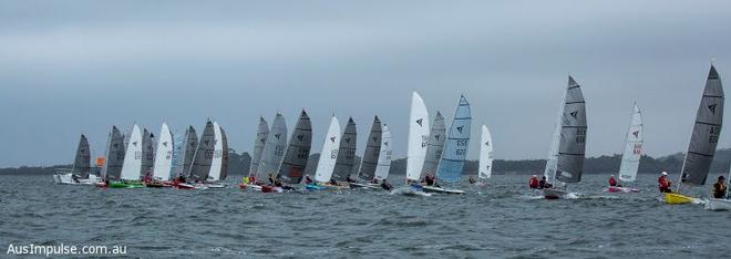 Start of Heat 7- 32nd Impulse Australian Championships, Paynesville © Marina Hobbs
